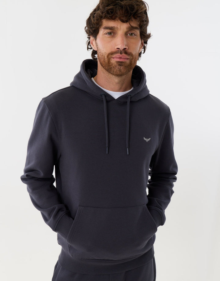 Cotton Rich Hoodie and Jogger Set in Charcoal
