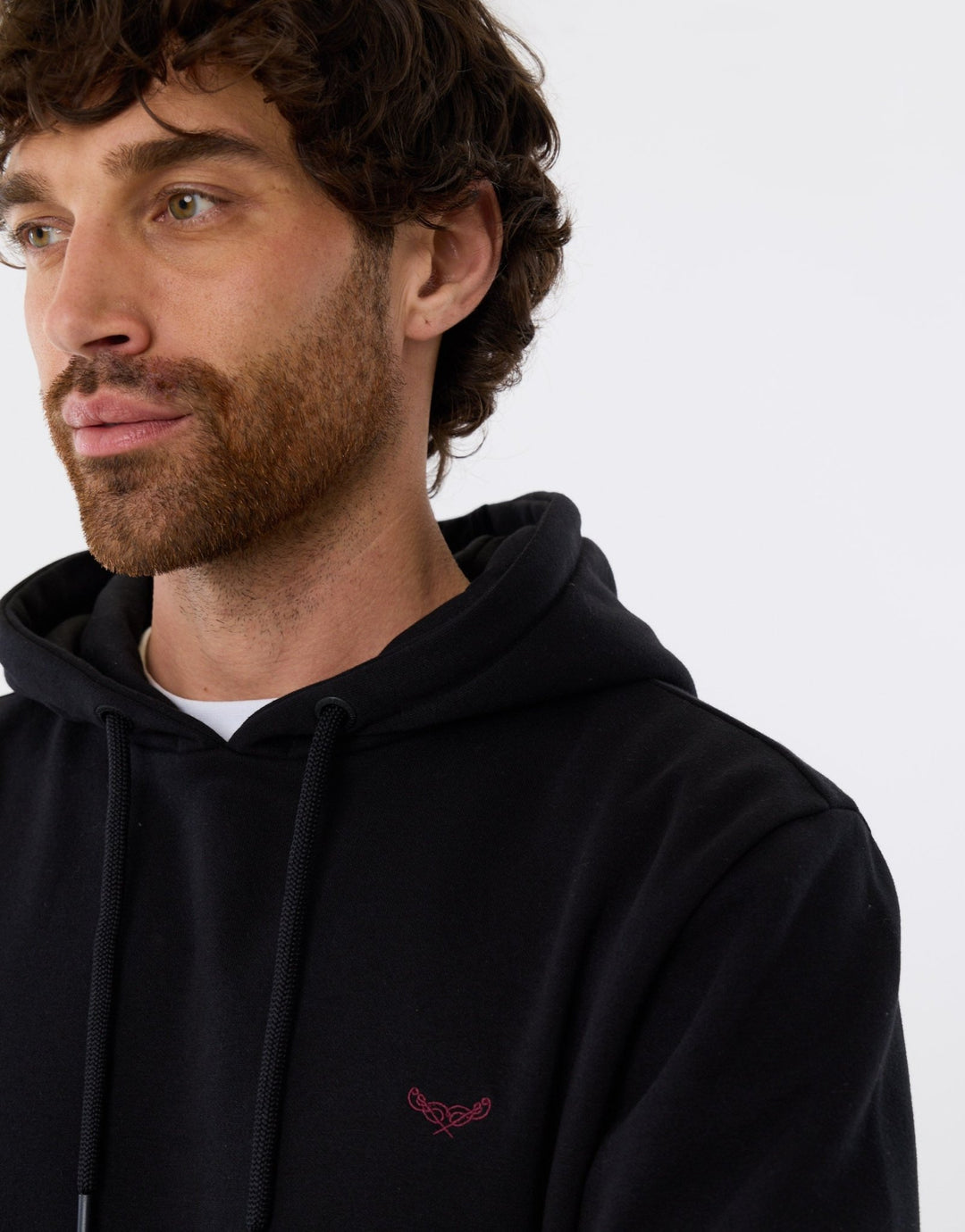 Cotton Rich Hoodie & Cargo Jogger Set in Black