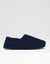 Navy Cosy Borg Teddy Slippers