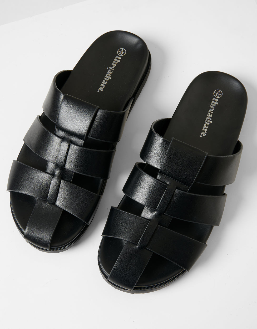 Black Gladiator Sandals