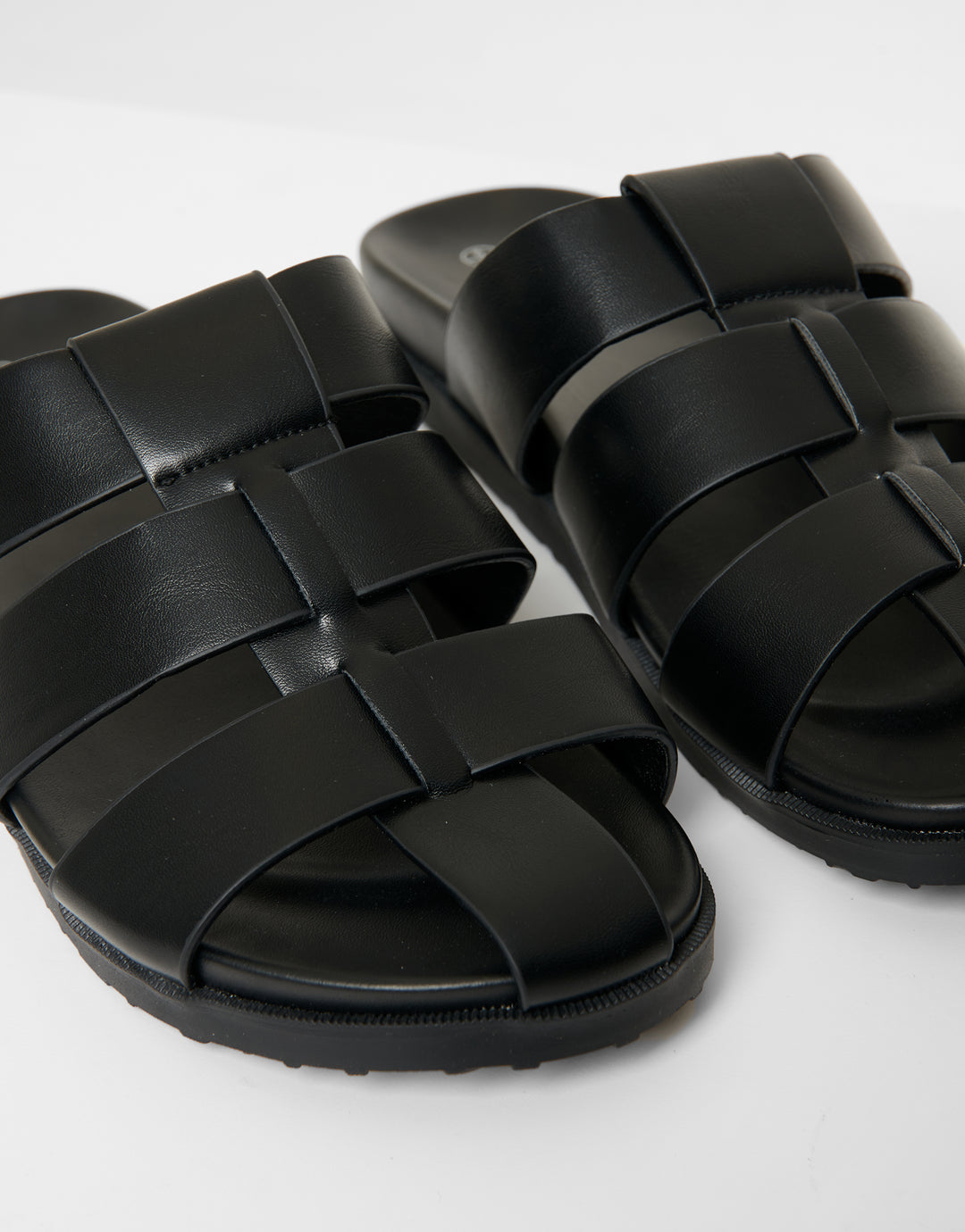 Black Gladiator Sandals