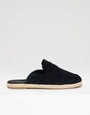 Threadbare Loafer Sandals in Black - Single Side View