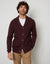 Burgundy Shawl Cardigan