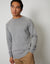 Grey Marl Crew Neck Knitted Jumper
