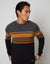 Black Striped Knitted Jumper