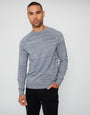 Grey Marl Crew Neck Knitted Jumper