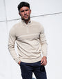 Stone Rib Detail Knitted Quarter Zip Jumper