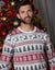 Ecru Fairisle Christmas Crew Neck Jumper