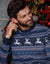 Navy Fairisle Knitted Christmas Jumper