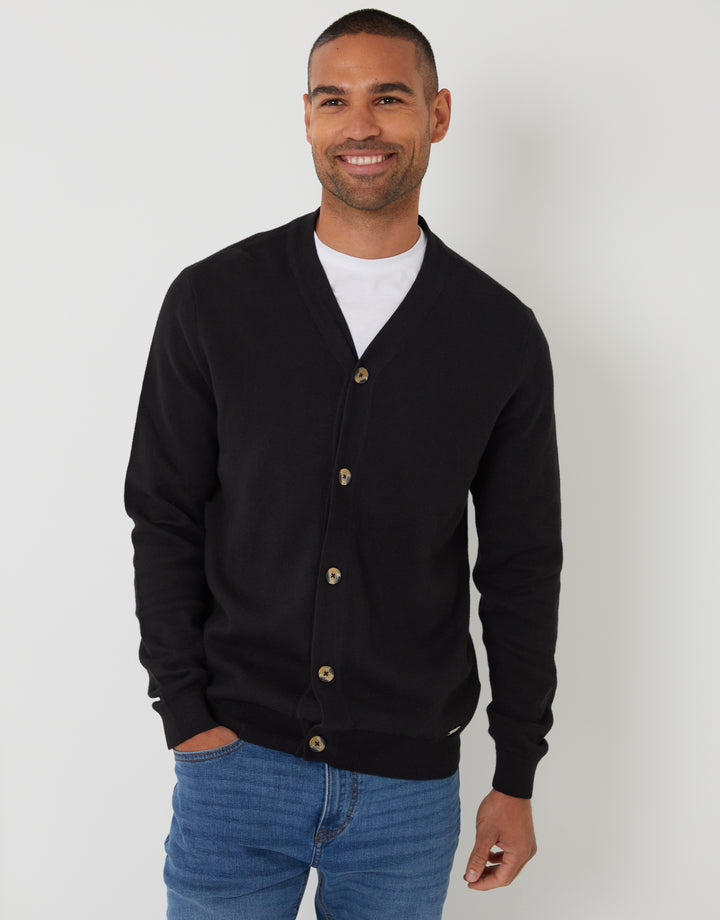 Black Knitted Cardigan