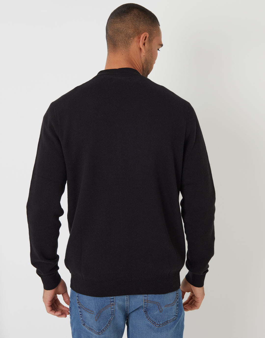 Black Knitted Cardigan