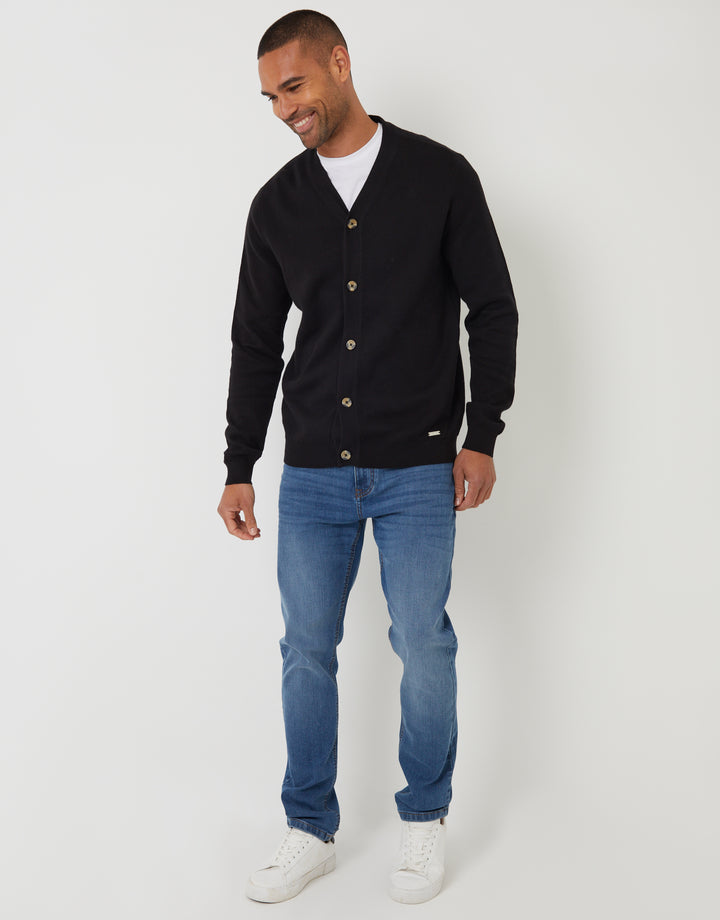 Black Knitted Cardigan
