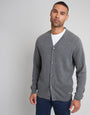 Charcoal Grey Marl Knitted Cardigan