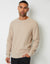 Beige Mini Cable Knit Crew Neck Jumper