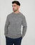 Grey Marl Raglan Sleeve Crew Neck Jumper