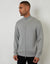 Light Grey Zip-Through Funnel Neck Knitted Cardigan