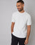 Ecru Textured Front Knitted T-Shirt