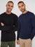 Navy & Black Crew Neck Knitted Jumpers (2 Pack)