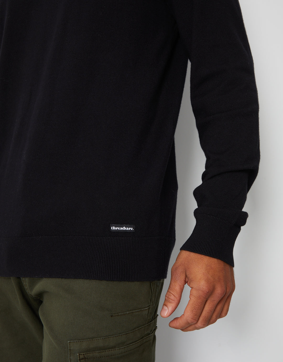 Navy & Black Crew Neck Knitted Jumpers (2 Pack)