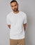 Ecru Textured Front Knitted T-Shirt