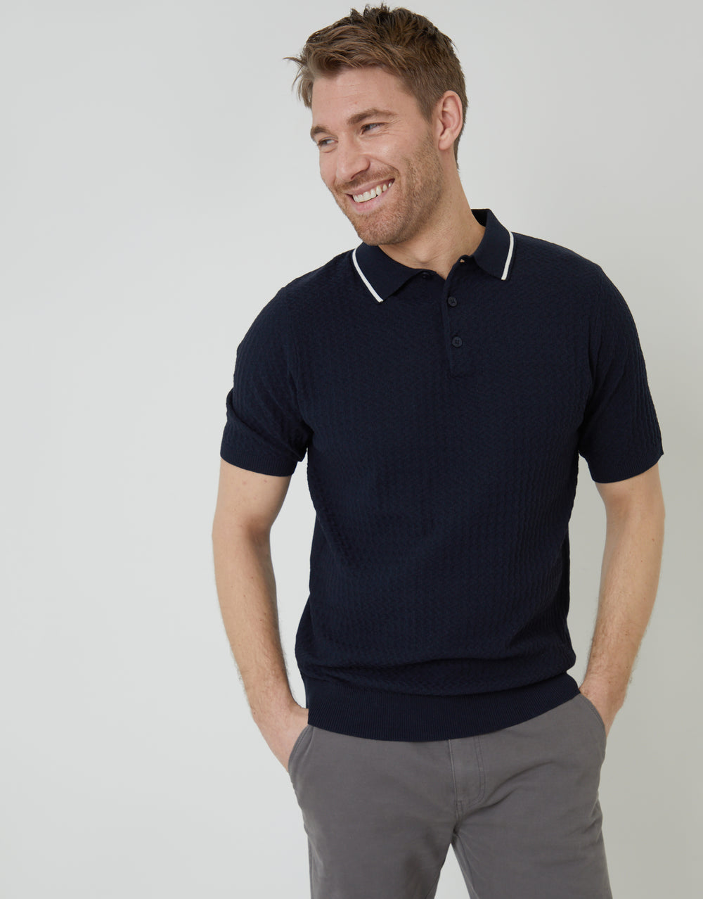 Threadbare Shaw Men's Polo Shirts, Cotton Long & Short Sleeve – Threadbare