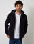 Navy Padded Knitted Jacket