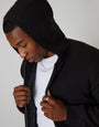 Black Padded Knitted Jacket