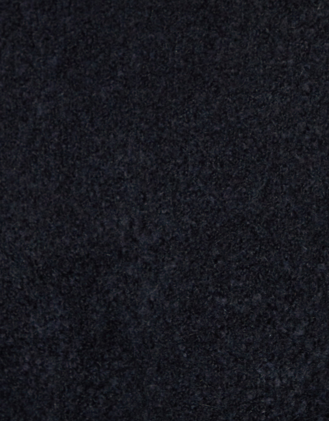 Navy Fluffy Knit Crew Neck Jumper