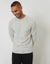 Ecru Marl Raglan Knitted Crew Neck Jumper