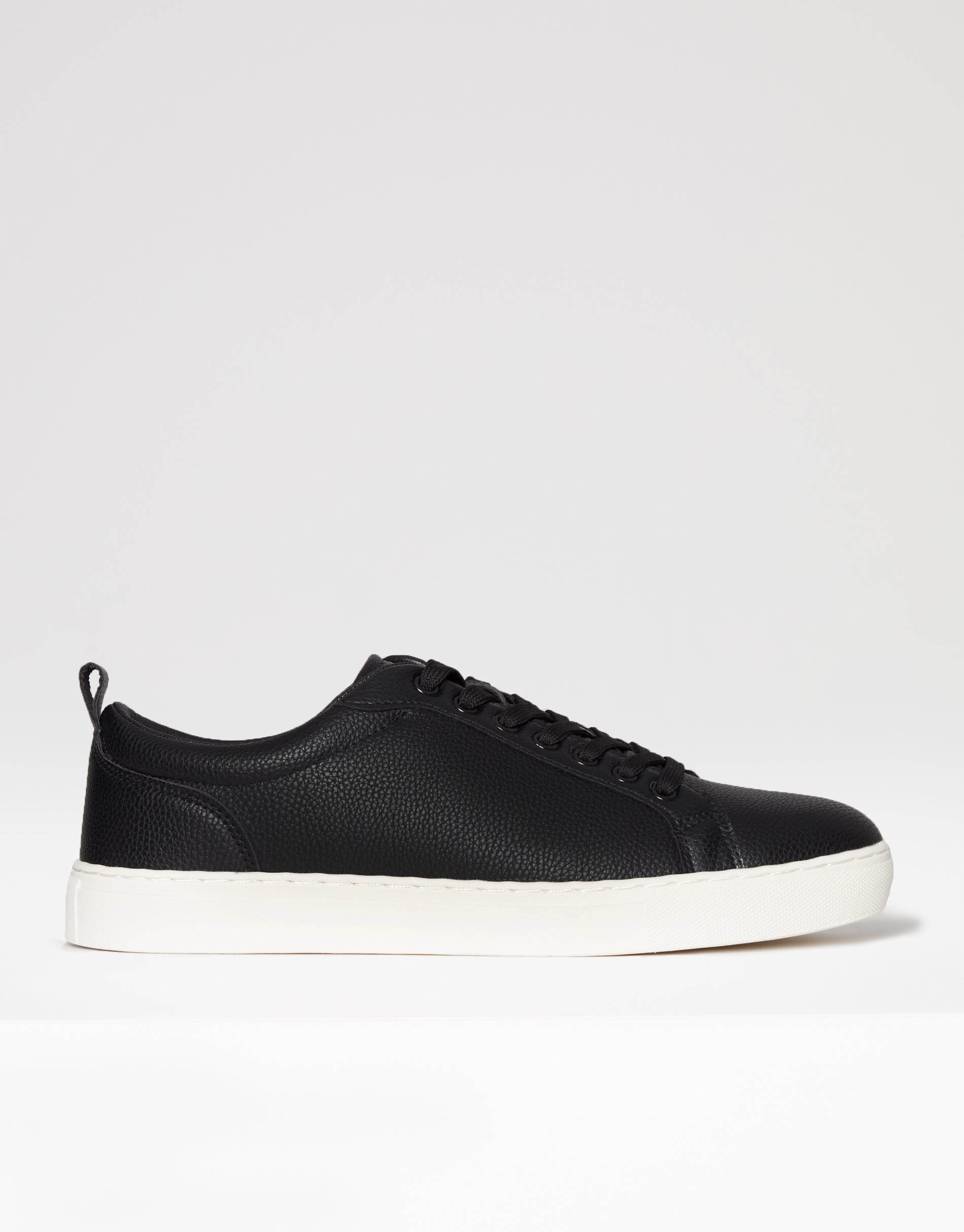 Black smart casual clearance trainers