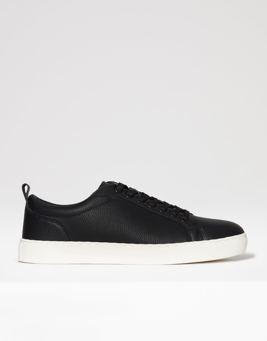 Black Smart Casual Court Trainers