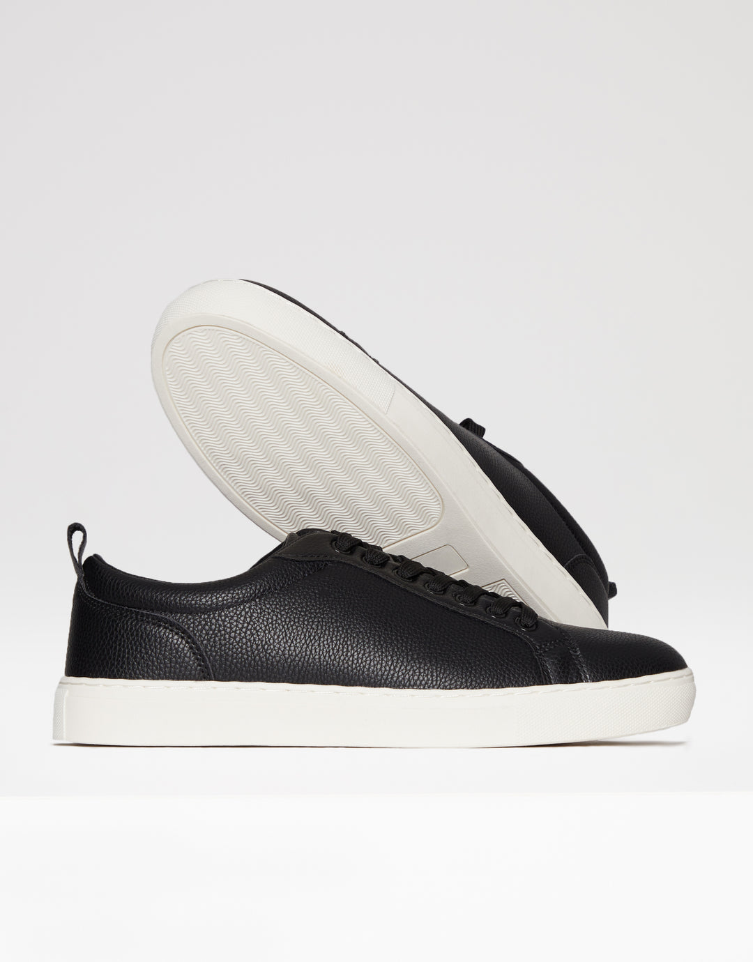 Black Smart Casual Court Trainers
