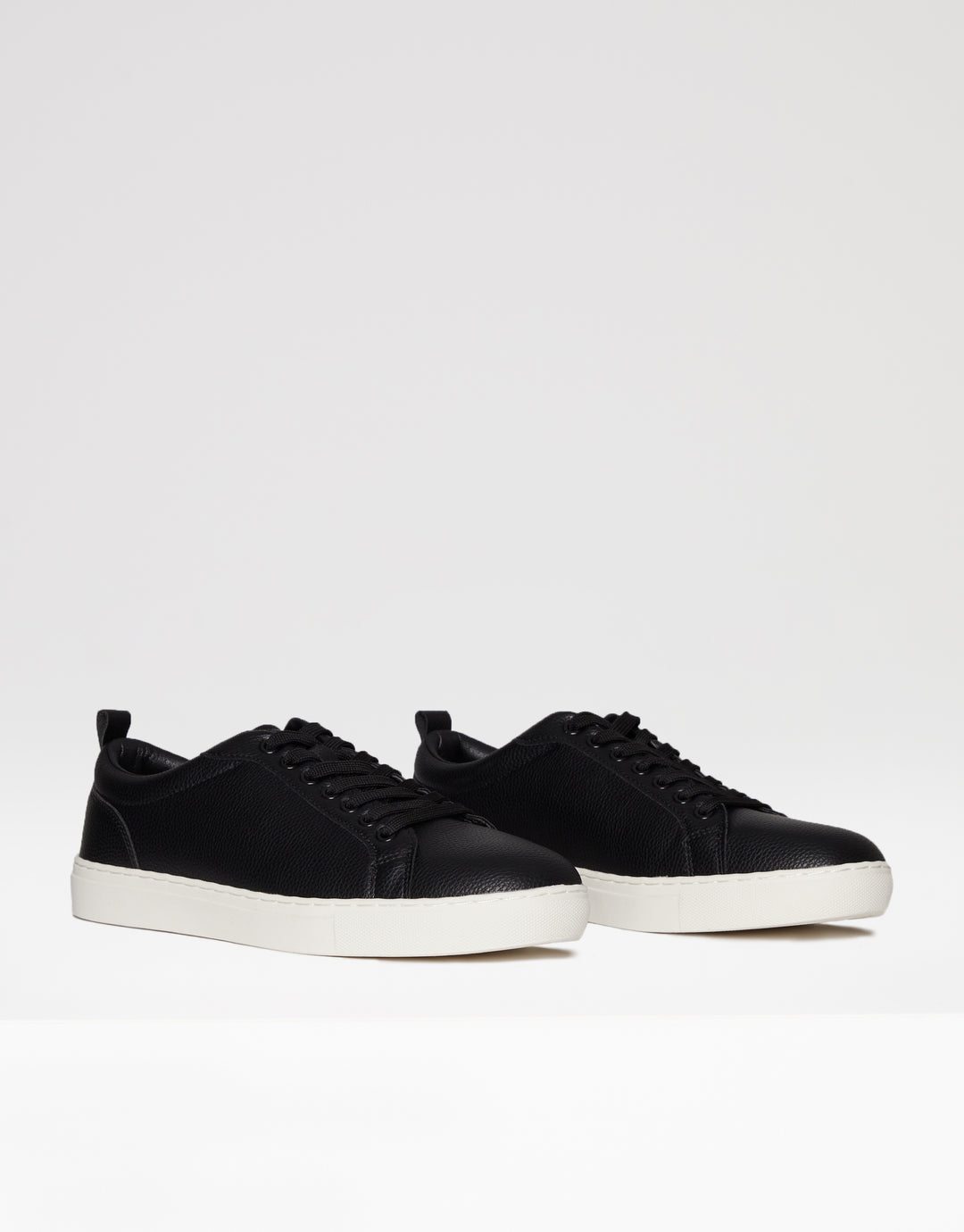 Black Smart Casual Court Trainers