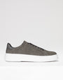 Charcoal Grey Raised Sole Court Trainers