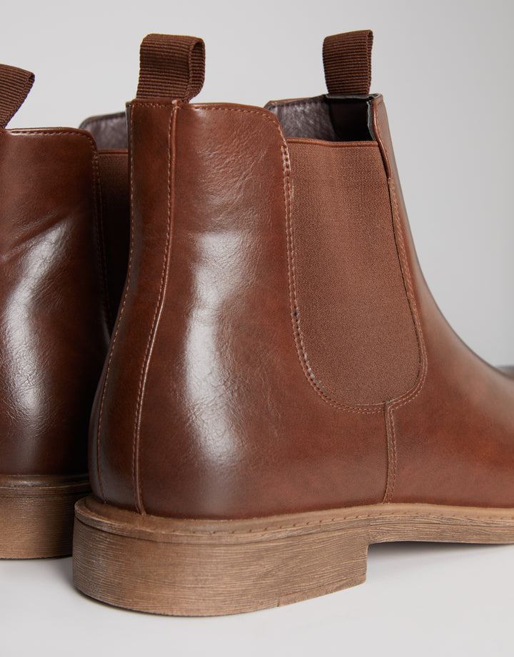 Brown Classic Chelsea Boots