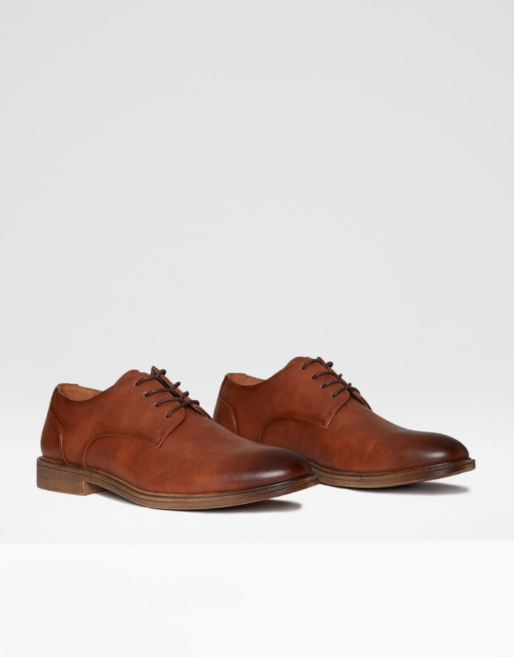 Brown Smart Derby Shoes
