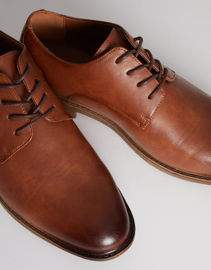 Brown Smart Derby Shoes