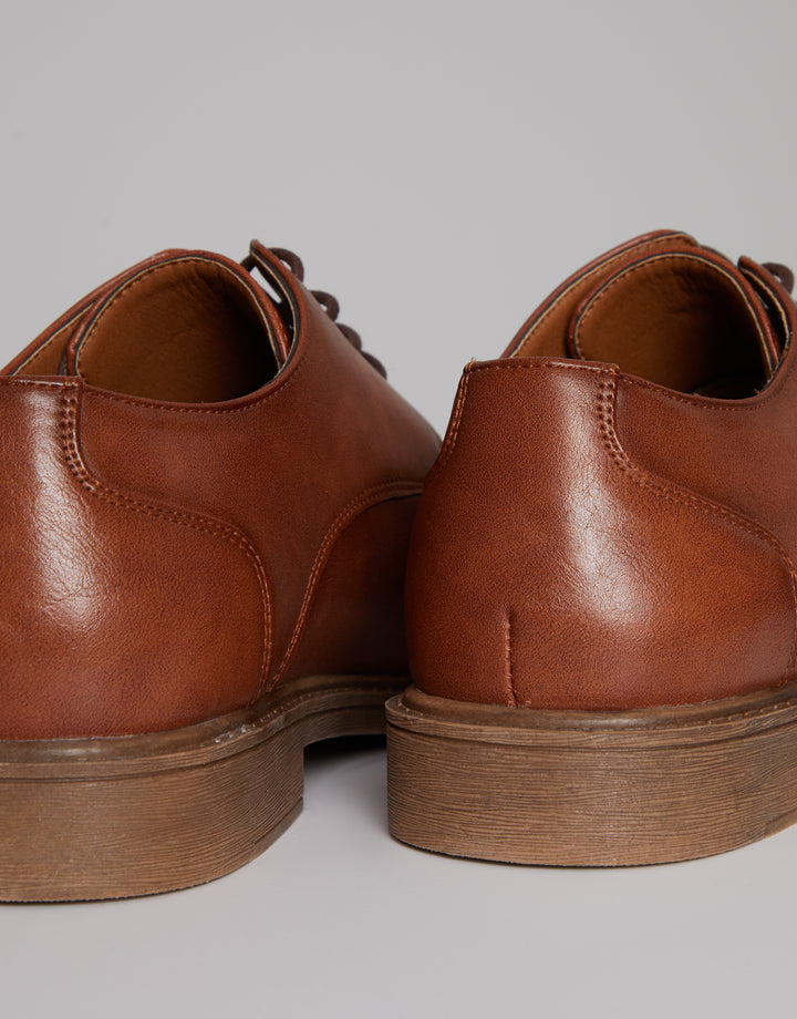 Brown Smart Derby Shoes