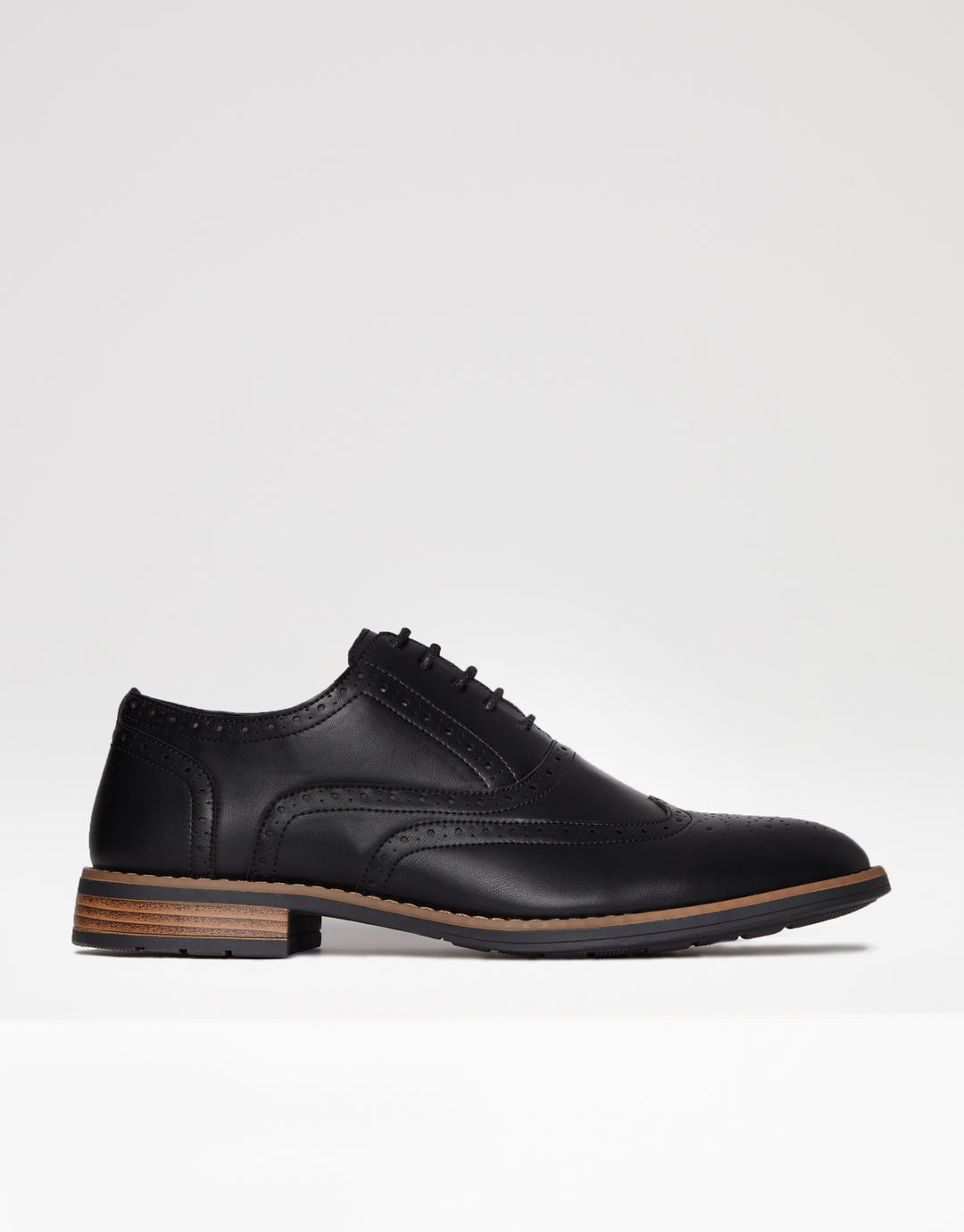 Black Contrast Sole Brogues