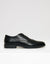 Black Faux Leather Brogues