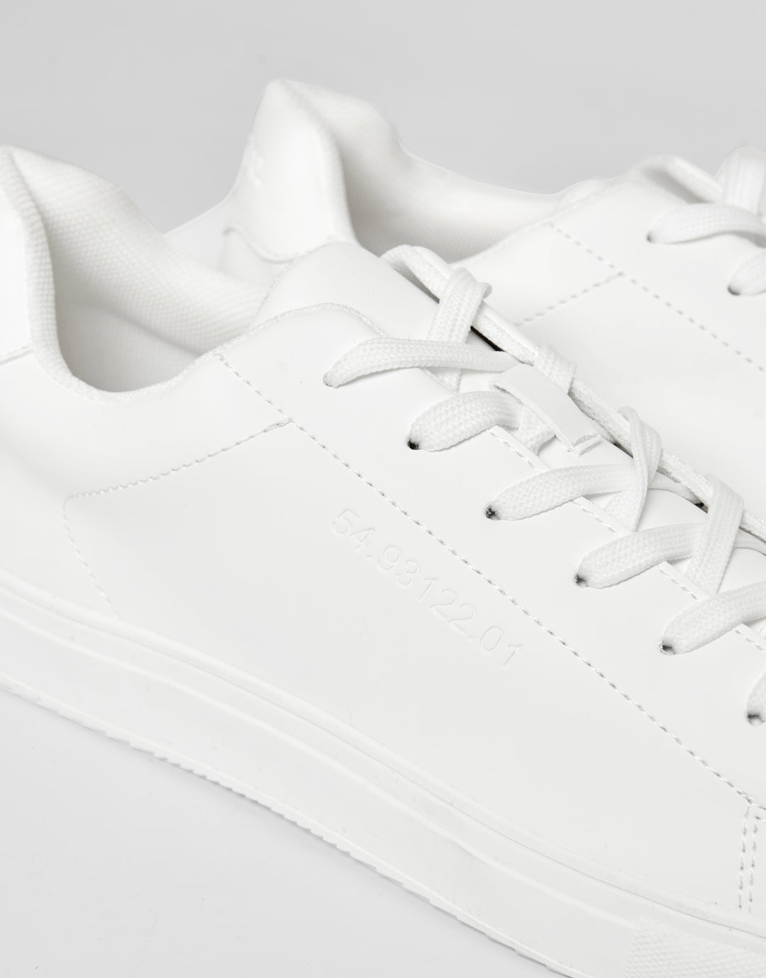 White PU Court Trainers