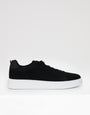 Black Textured Trainers