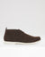 Faux Suede Moccasin Boots in Brown