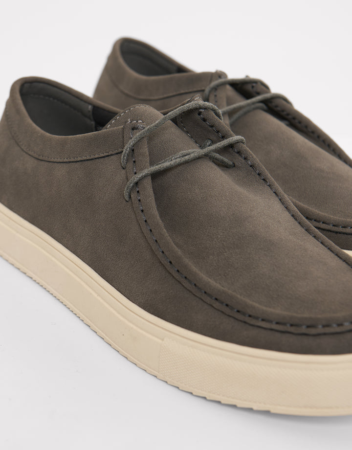 Casual Lace Up Trainers in Grey