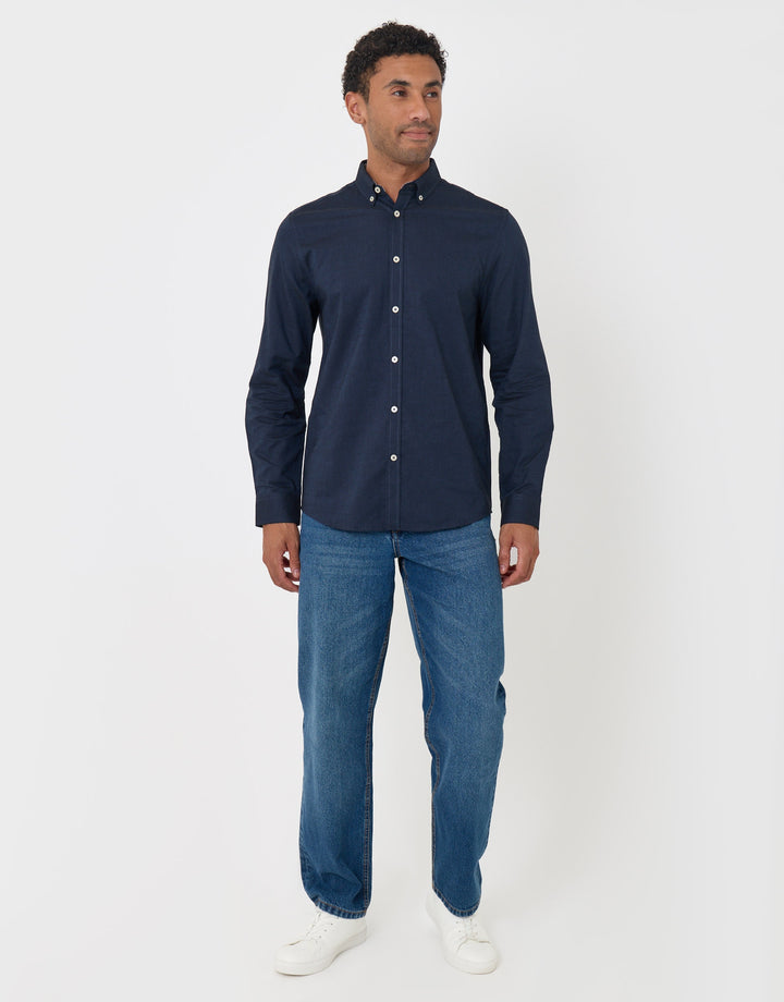 The Classic Cotton Oxford Shirt in Blue