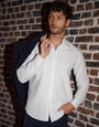 White Cotton Long Sleeve Shirt