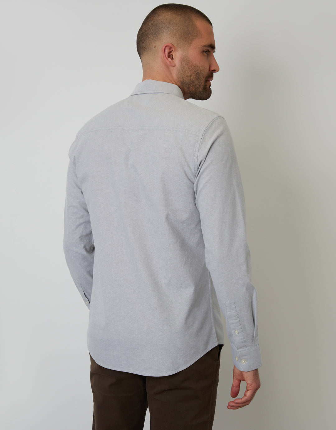 Sage Green Cotton Long Sleeve Shirt