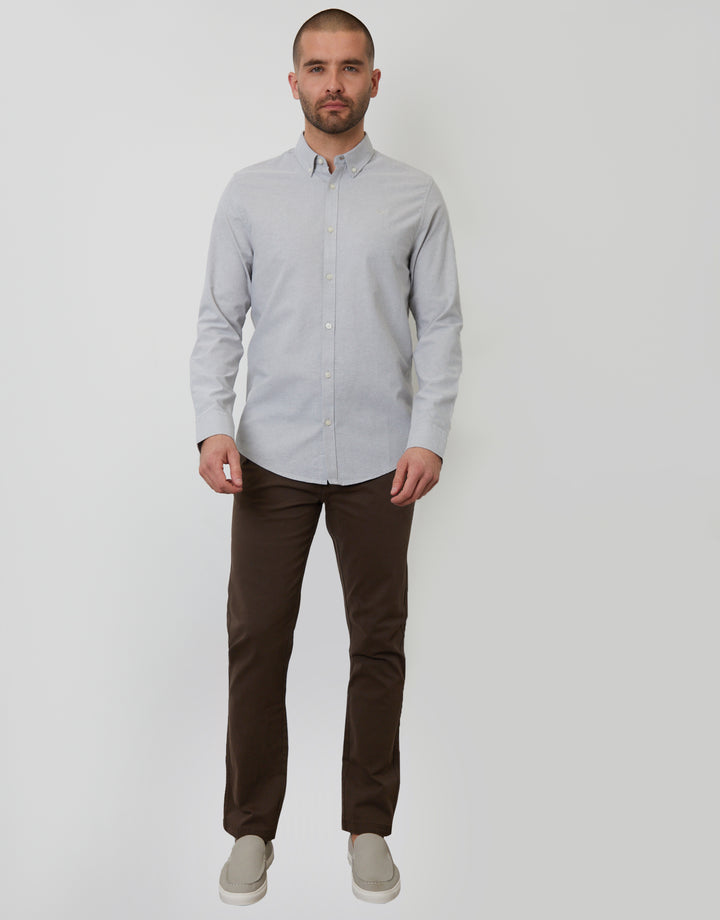 Sage Green Cotton Long Sleeve Shirt