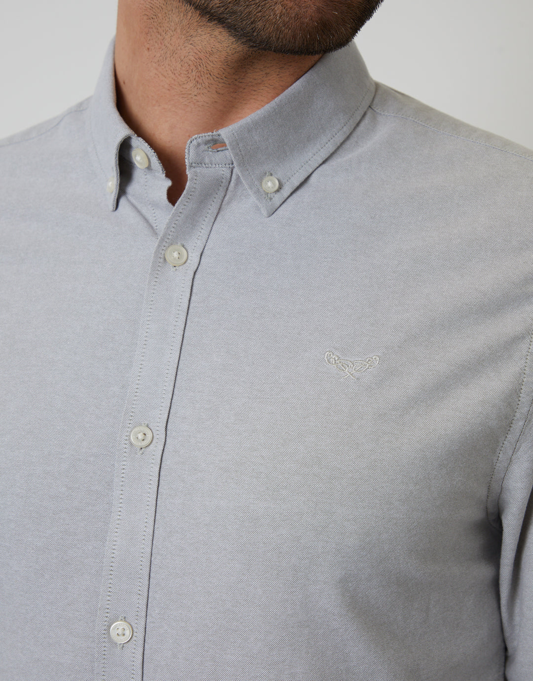 Sage Green Cotton Long Sleeve Shirt