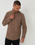 Brown Cotton Long Sleeve Shirt